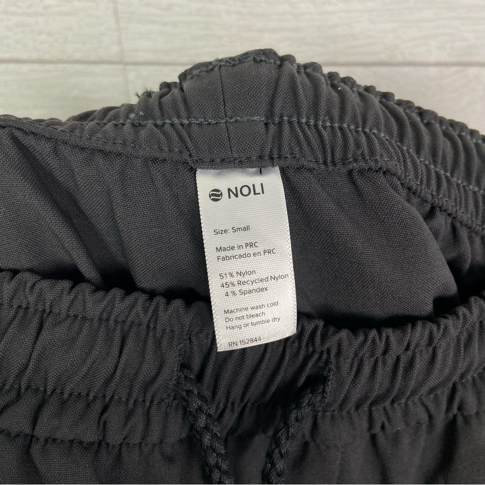 NWT NOLI Destination Cargo Pant Black Small Athleisure Street Nylon Jogger - Picture 4 of 6